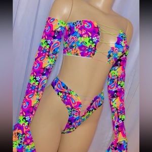 Edc festival/Rave neon outfit set